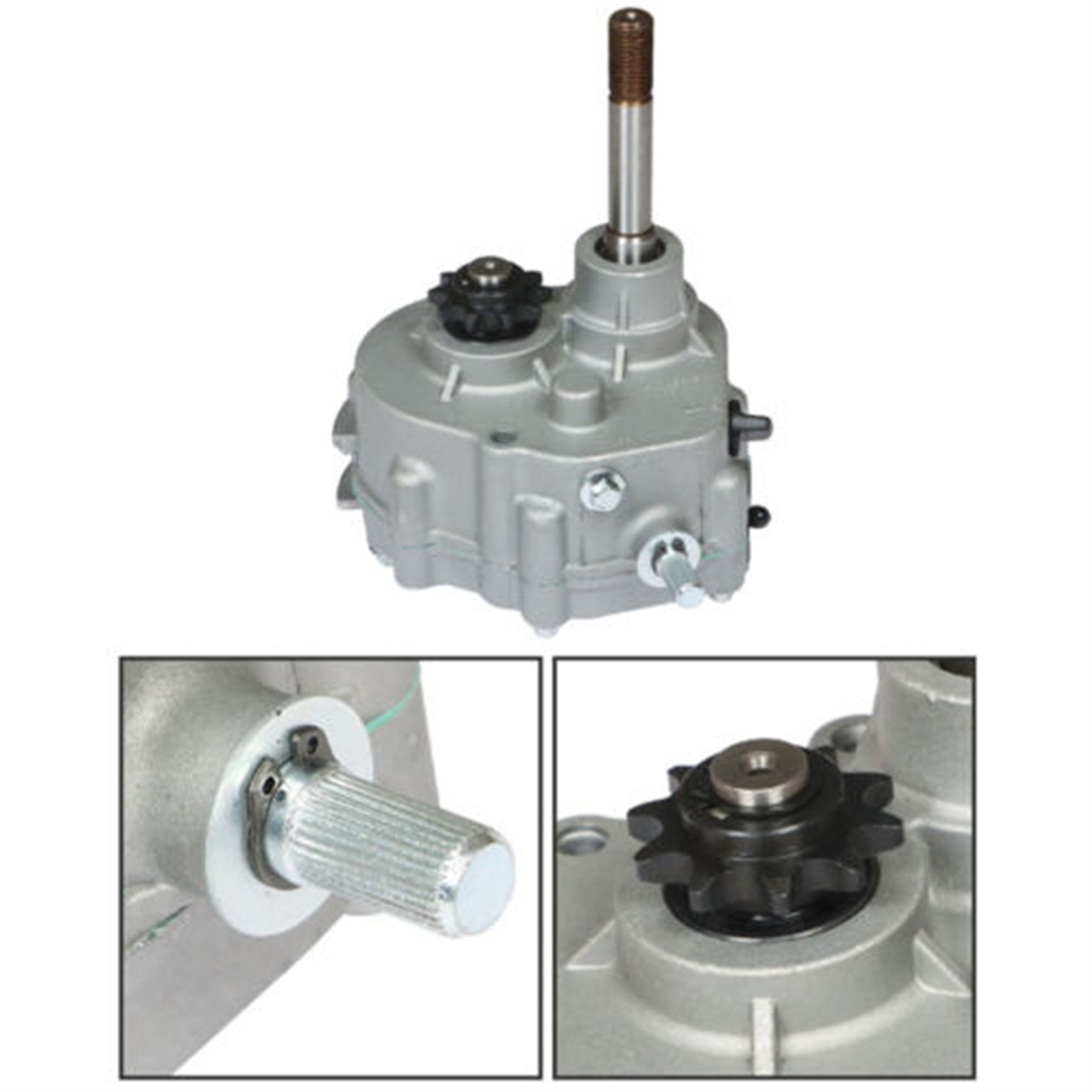 Universal Go Kart Forward Reverse Gear Box for 3/4" TAV2 30 40 41 12T 10T #35