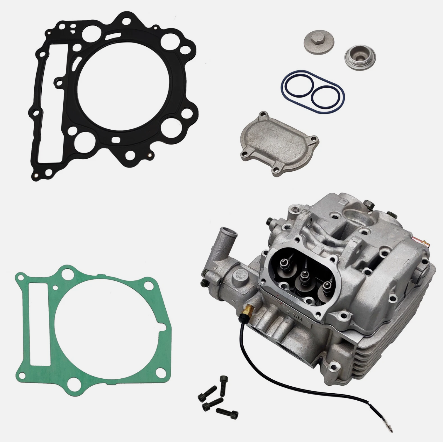 Cylinder Head Assembly with Gasket（Carburetor Status） For Yamaha Grizzly 660 Parts Number 5KM-11101-01-00 5KM-11101-00-00