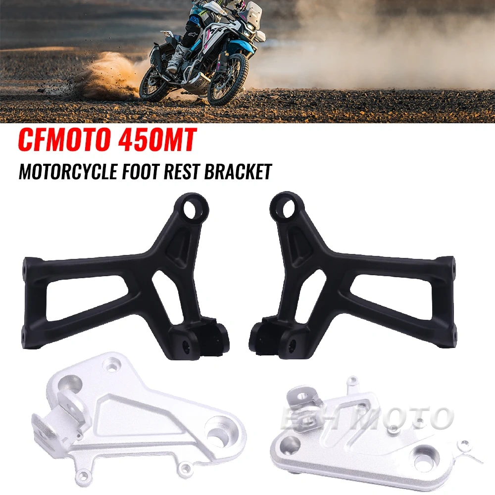 For CFMOTO 450MT MT450 CF400-8A Left and Right Pedal Stand Pedal Rest Bracket