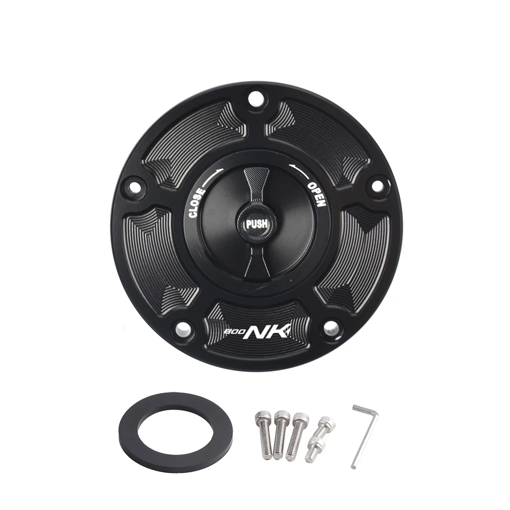 Gas Fuel Tank Cap For CFMOTO 800NK CF 800 NK Modified Aluminum Alloy Quick Removal Tank Cover Motorcycle Quick Release Cover
