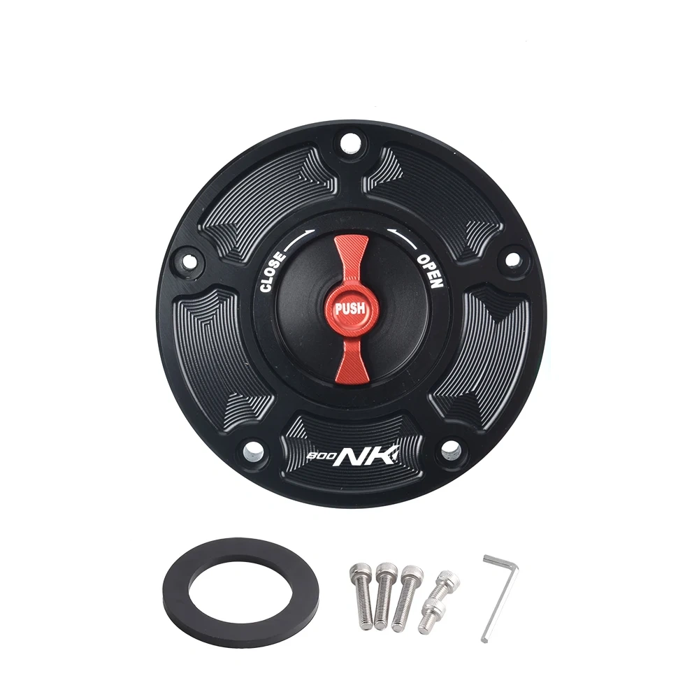 Gas Fuel Tank Cap For CFMOTO 800NK CF 800 NK Modified Aluminum Alloy Quick Removal Tank Cover Motorcycle Quick Release Cover