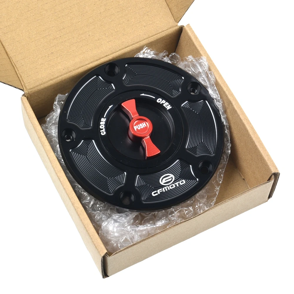 For CFMOTO 800MT 650NK 400GT 400NK 450NK 250NK 450SR 250SR CNC Fuel Gas Tank Cap Cover Aluminum Keyless Motorcycle Accessories