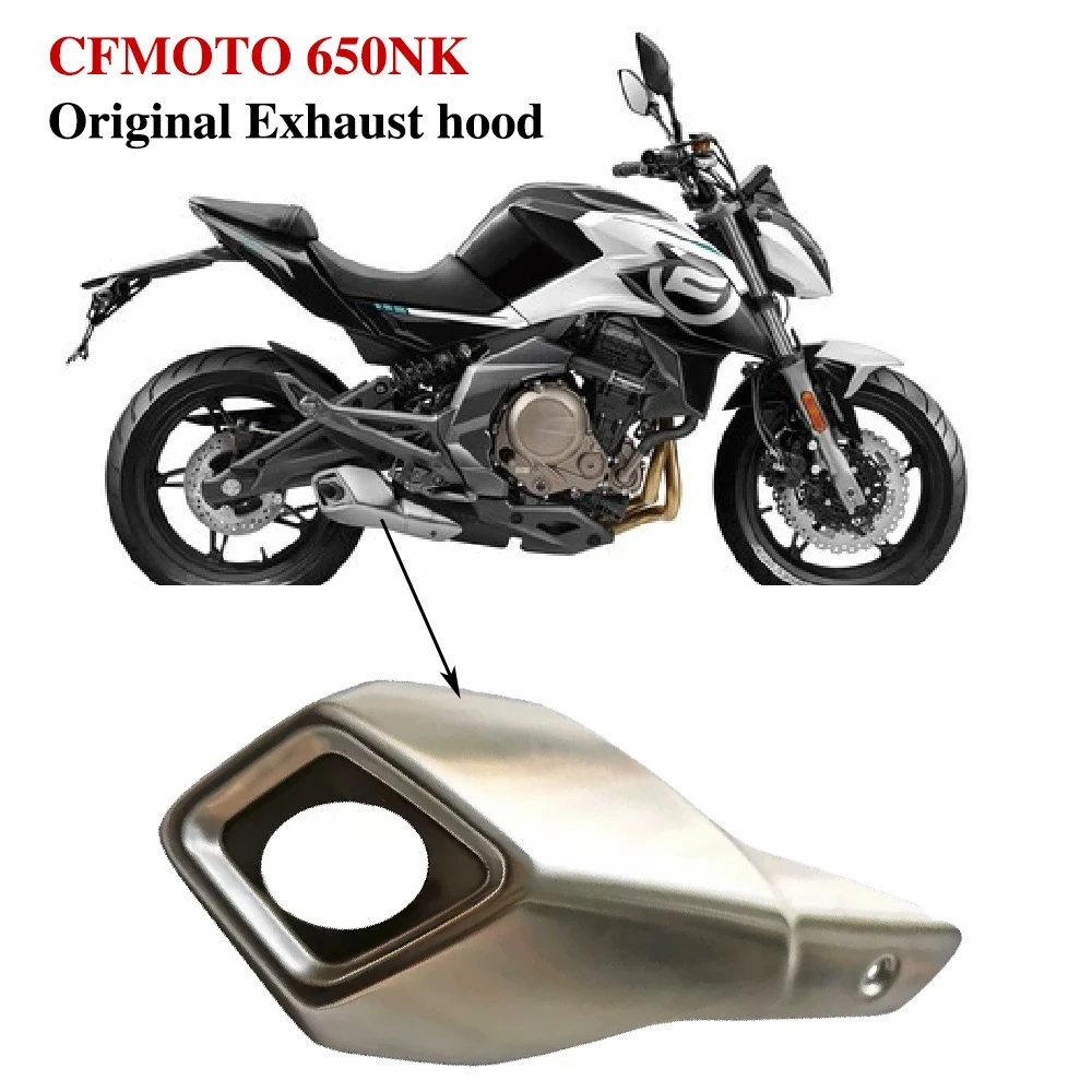 For CFMOTO400NK 650NK 400 NK 650 NK Muffler Cover Exhaust Pipe ironing Plate Decorative cover