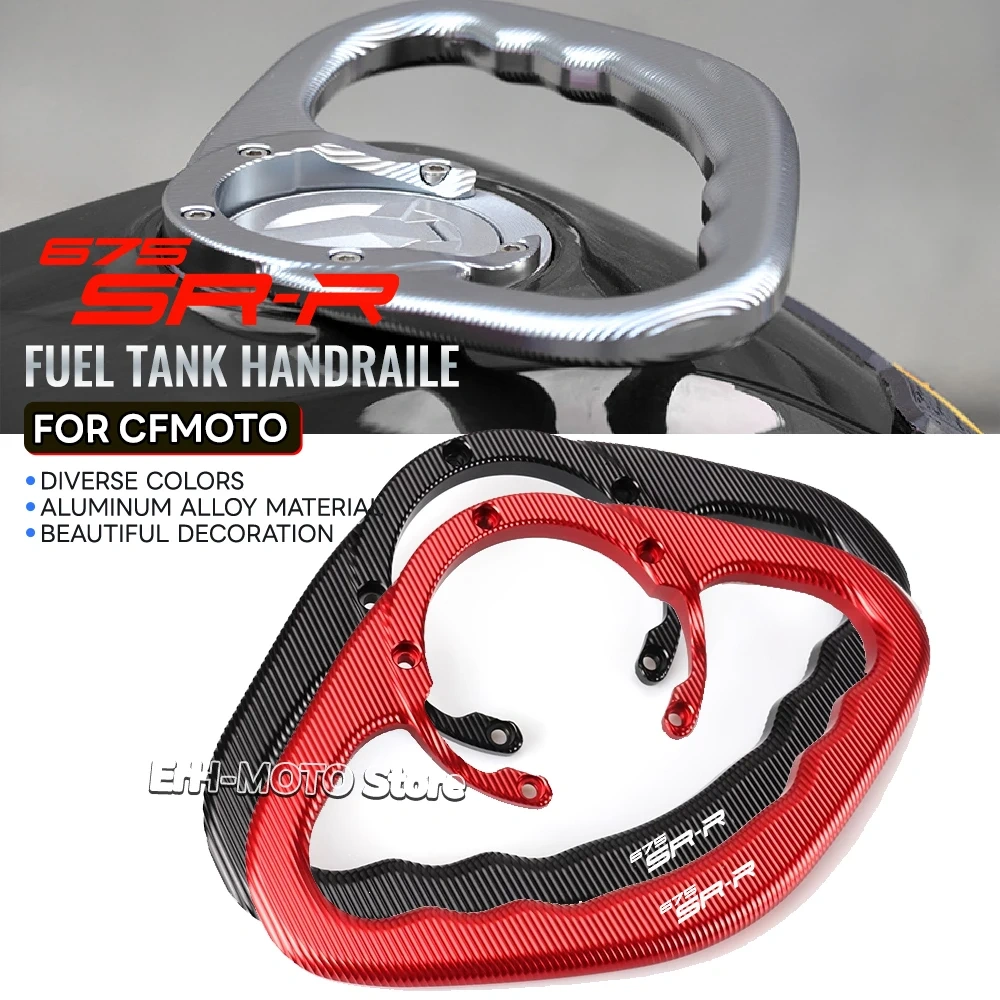 For CFMOTO 675SR-R CF 675 SRR SR CNC Motorcycle Passenger Handgrips Hand Grip Tank Grab Bar Handles Armrest