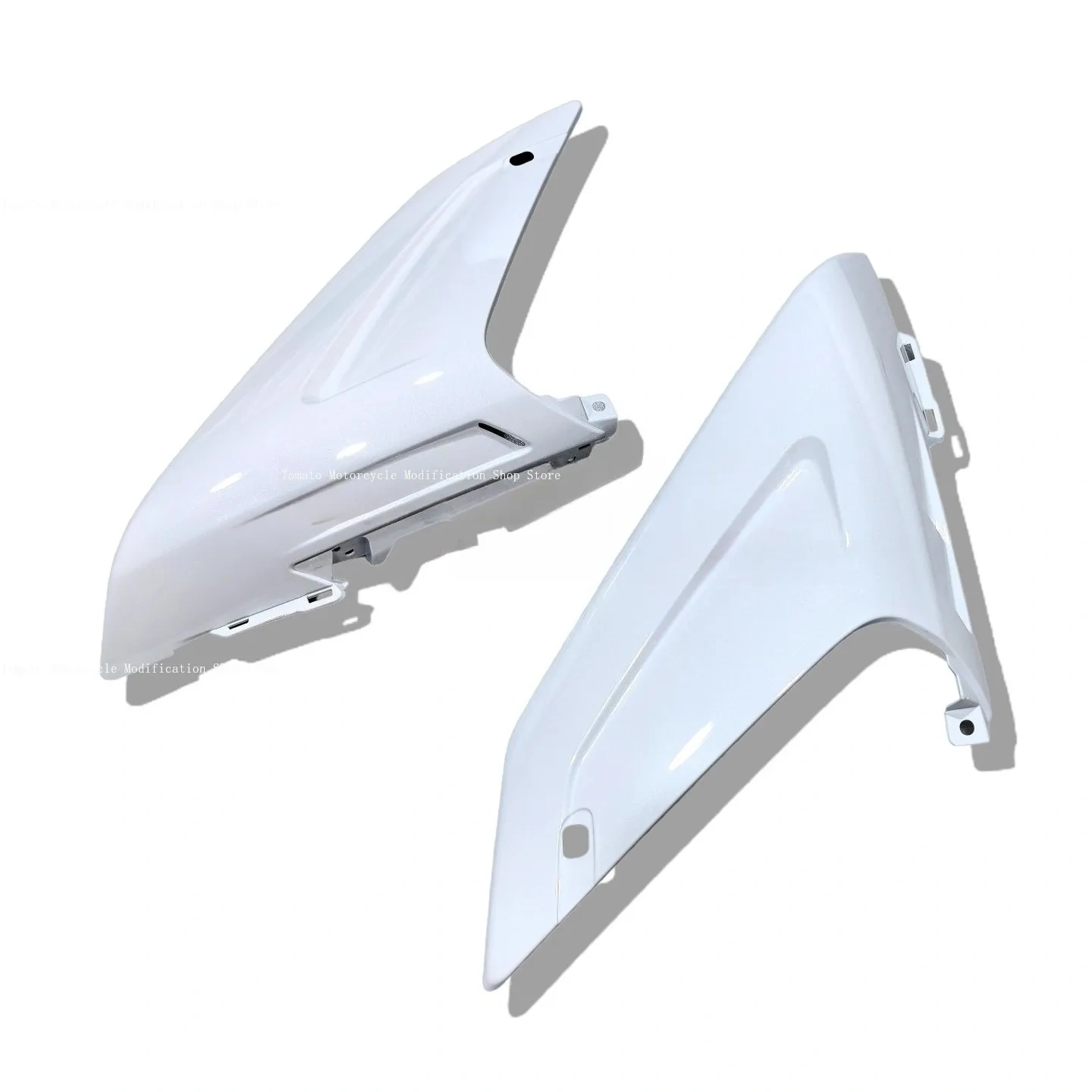for cfmoto 675SR 675SS Modification Stabilizing Wing Fairing.white Air Deflector,Starlight White Side Wind Knife.White Phantom.