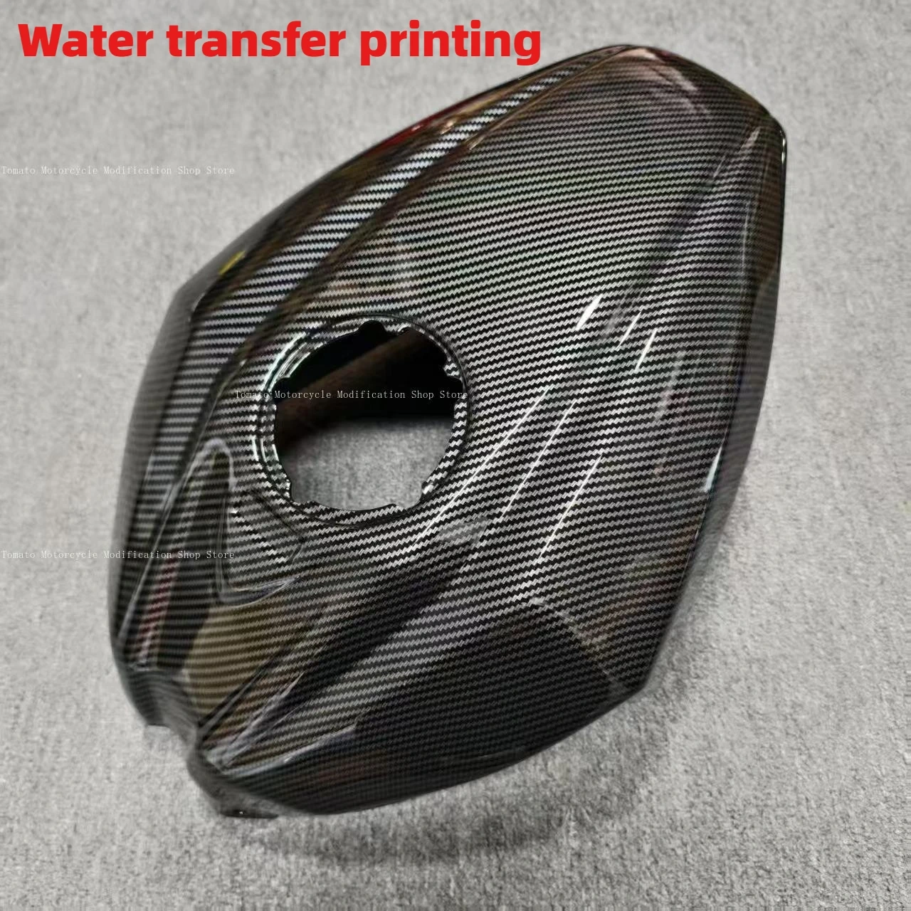 CF275 racing fuel tank cover for CFMOTO 450SR, close view of the molded cover