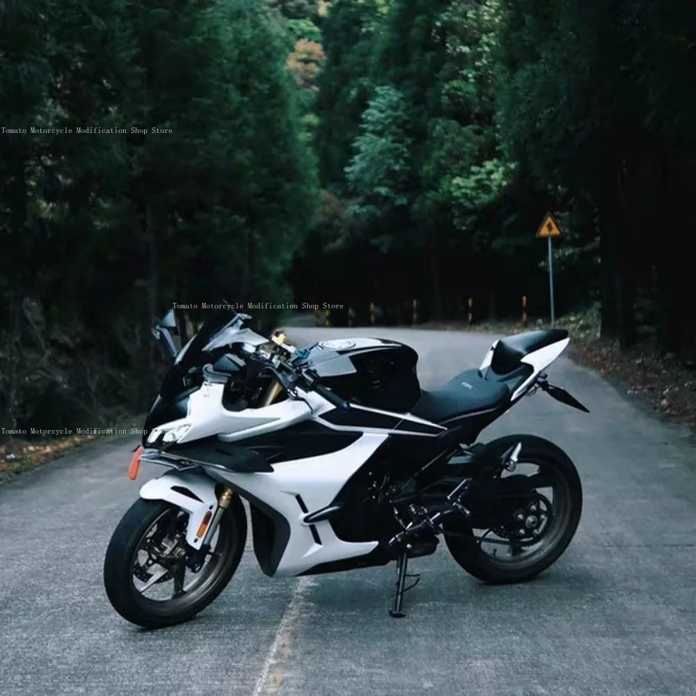 for cfmoto 450SR Modification Racing Fuel Tank Cover,one-piece Molding,full Coverage Fuel Tank Protection Cover,Height Increase.