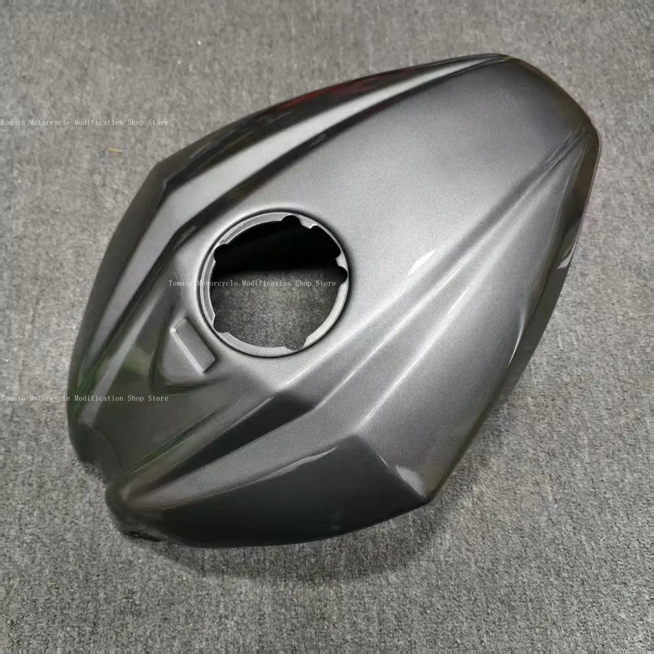 CF275 one-piece molded tank cover shown for the CFMOTO 450 platform