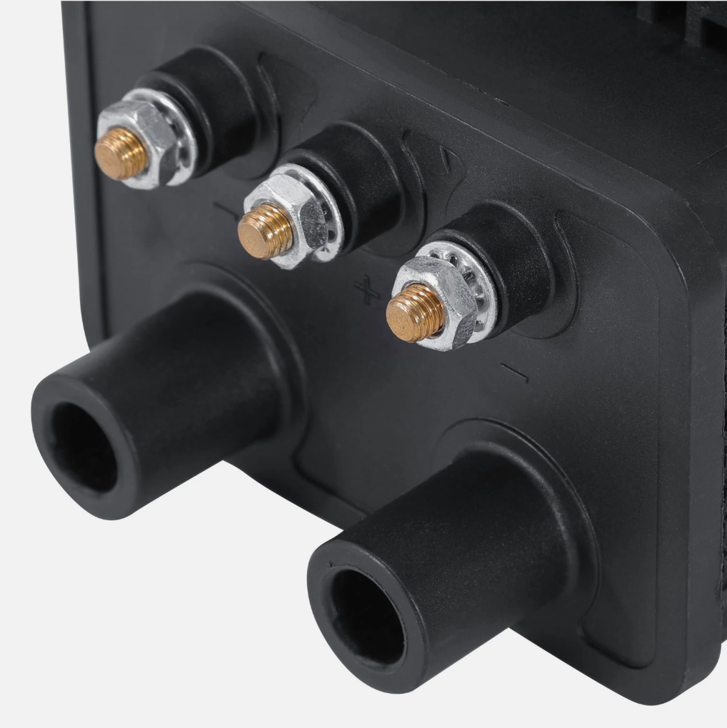 Drag Specialties Single-Fire Ignition Coil for Harley Davidson - Black 2102-0226