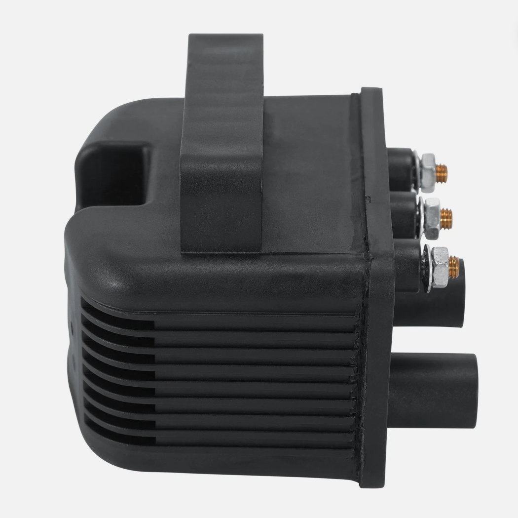 Drag Specialties Single-Fire Ignition Coil for Harley Davidson - Black 2102-0226