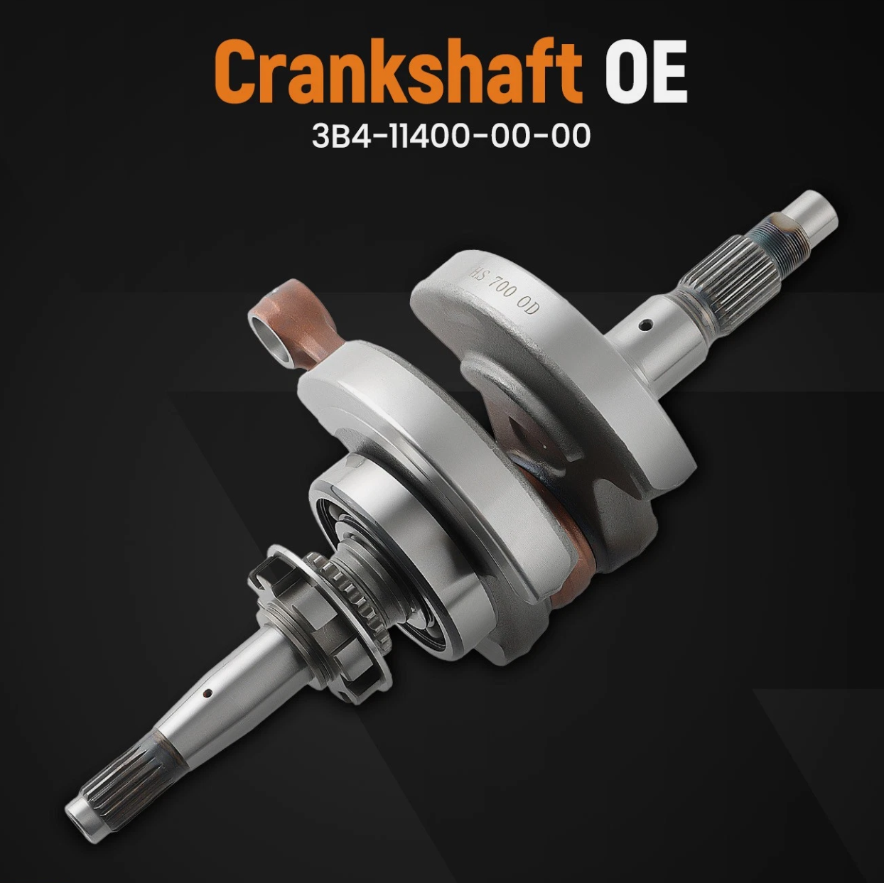 Crankshaft Crank Shaft For YAMAHA 700 Rhino Grizzly UTV YFM 700 3B4-11400-00-00