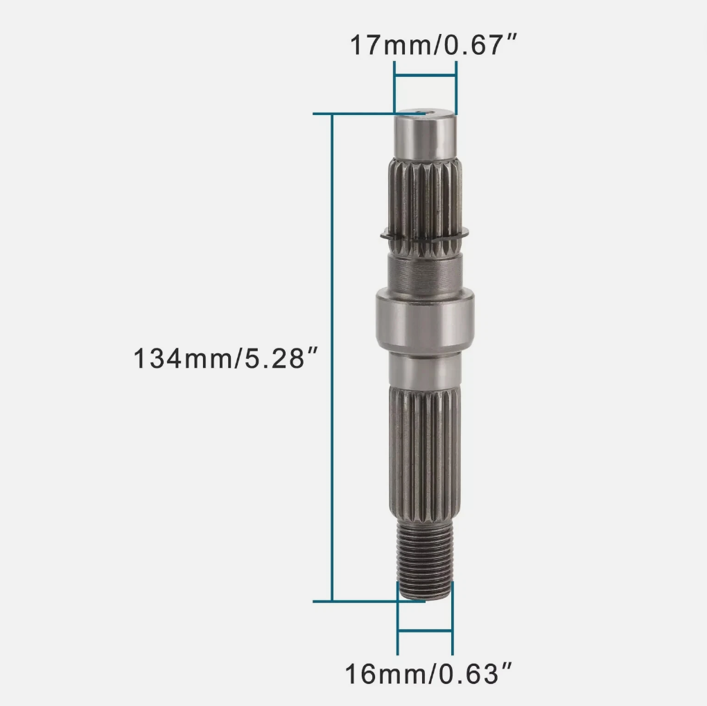 SHORT OUTPUT SHAFT FOR GY6 125CC 150CC SCOOTER GO KART BUGGY ATV ROKETA JONWAY