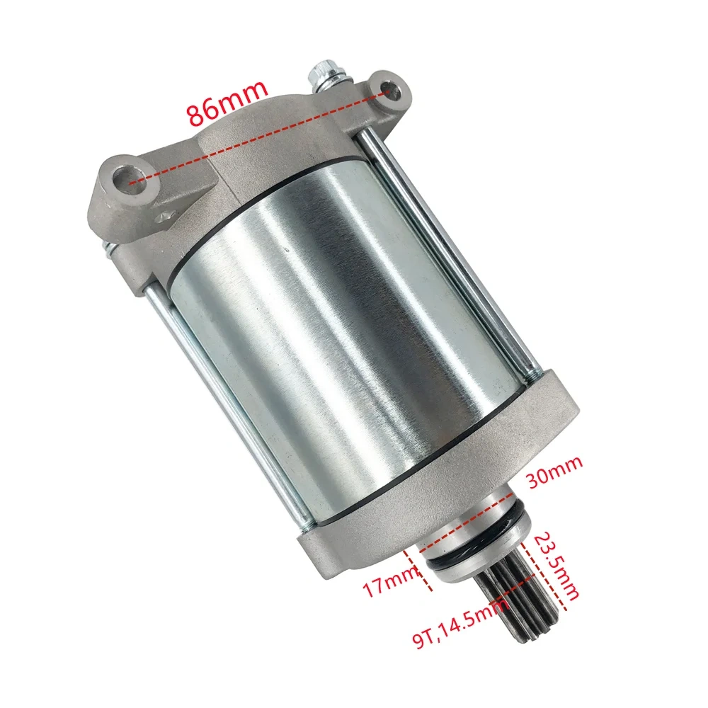 9T Starter Motor For Yamaha RAPTOR 700 YFM700 GRIZZLY 600/660 For HISUN HS 550 750CCW 1S3-81890-00-00 4WV-81890-00-00