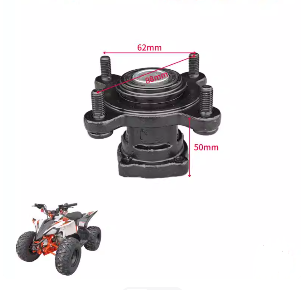 Wheel Hub Front for Kayo Bull 125 Predator 125 ATV 401003-0008