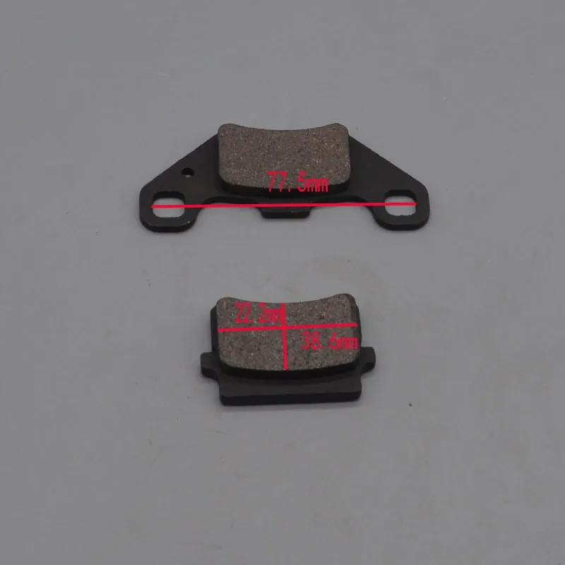 Front rear disc brake pads for kayo 200cc 250cc 300cc atv quad AU200 LX200AU loncin accessories