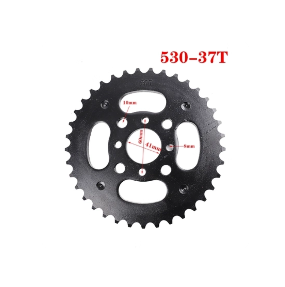 Big Sprocket Gear Chain Wheel Rear Wheel Sprocket For Loncin ATV200 Kayo AU200 530-37Teeth 1pc