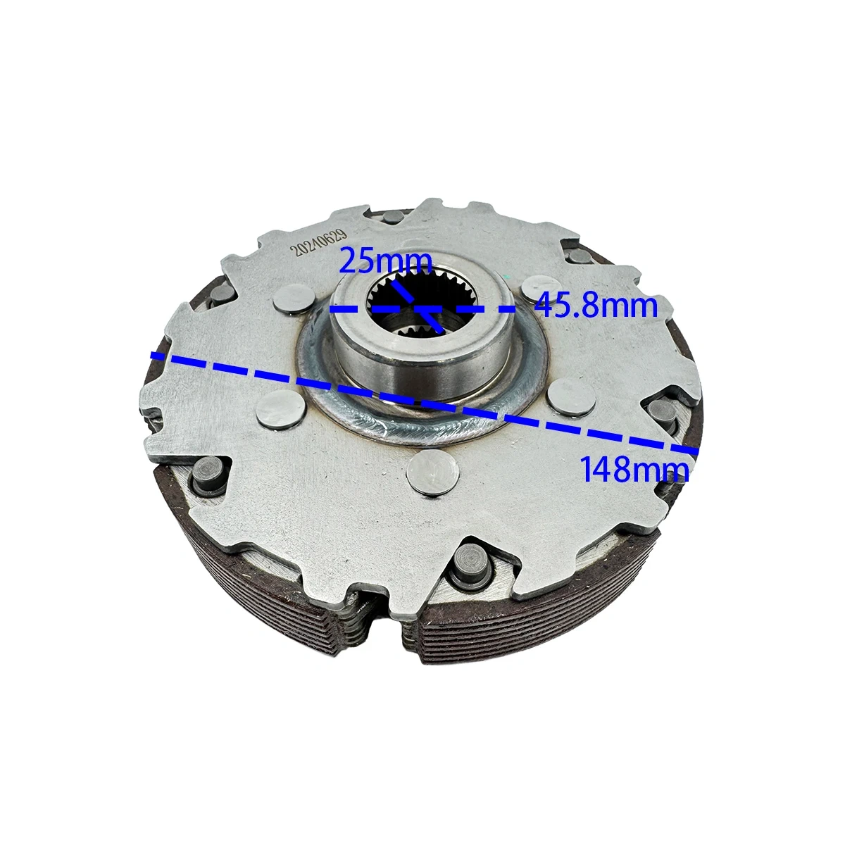 Wet Clutch Friction Shoes Assy for Hisun 550 750 EFI HS550 HS750 UTV P0040002111A0150