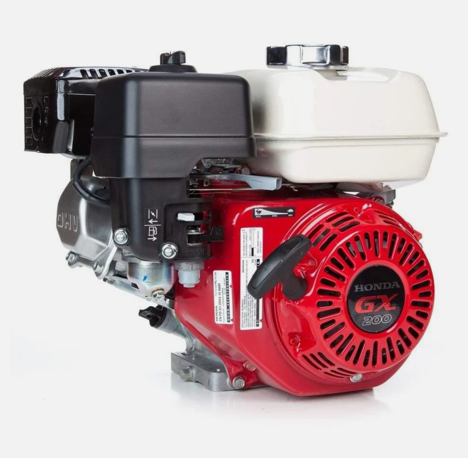 Honda GX200 Gas Engine, 5.5 HP @ 3600 RPM, 3/4" x 2-7/16" Shaft - GX200UT2QX2