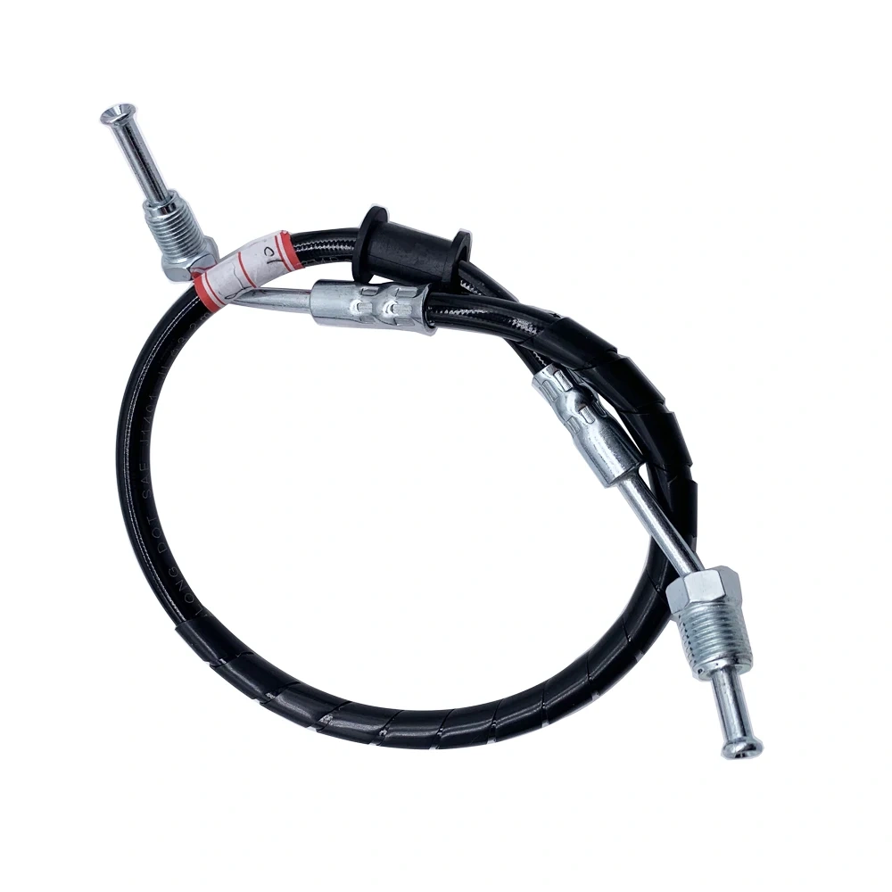Front Brake HOSE 1 32103 & Hose 2 OEM 32233 For Linhai 260 300 LH260 LH300 ATV Front Disc Brake Lower Pump Connecting pipe