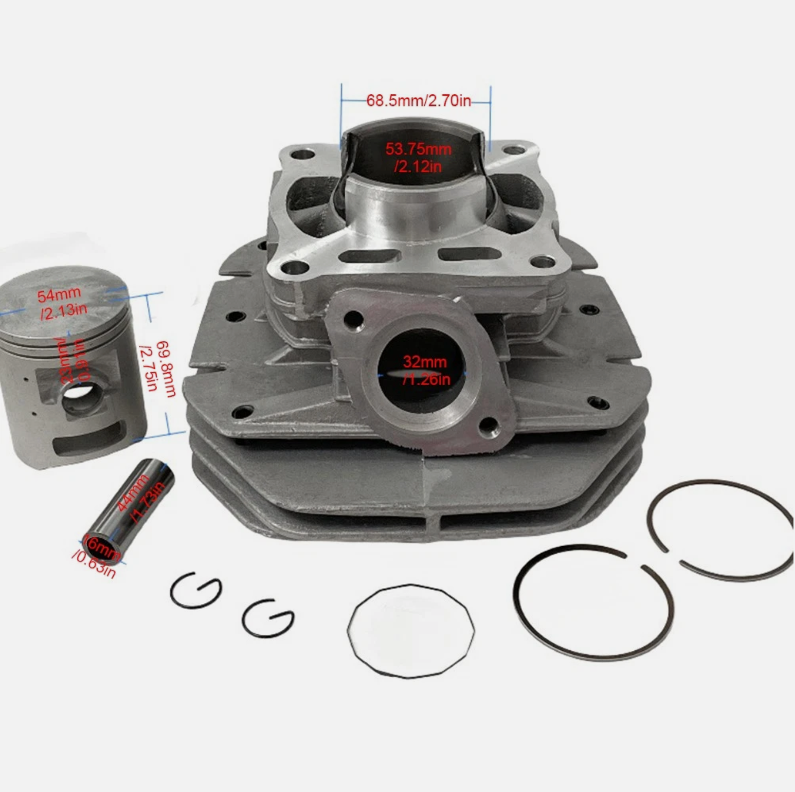 For YAMAHA Y125Z Y125ZR Motorcycle Engine Piston Cylinder