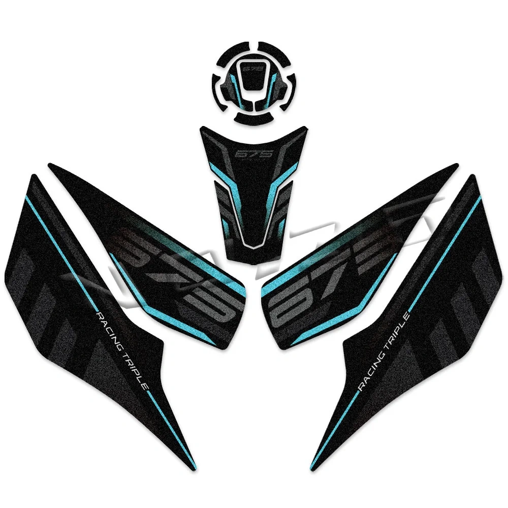 For 675SR 675SS 675SR-R 2025 2026 3M Motorcycle Anti-slip Tank Pad Sticker Knee Grip Protection Decals Accessories Waterproof