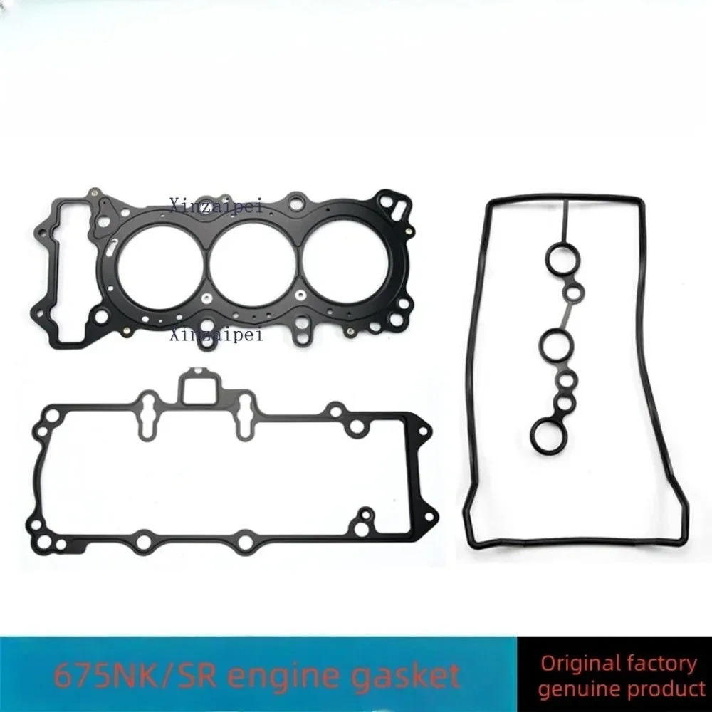 For CFMOTO 675NK 675SR Engine Gasket Clutch Cover Cylinder Head Cover Magnetic Motor Cover CF650-10-11 Oil Pan Sealing Gasket