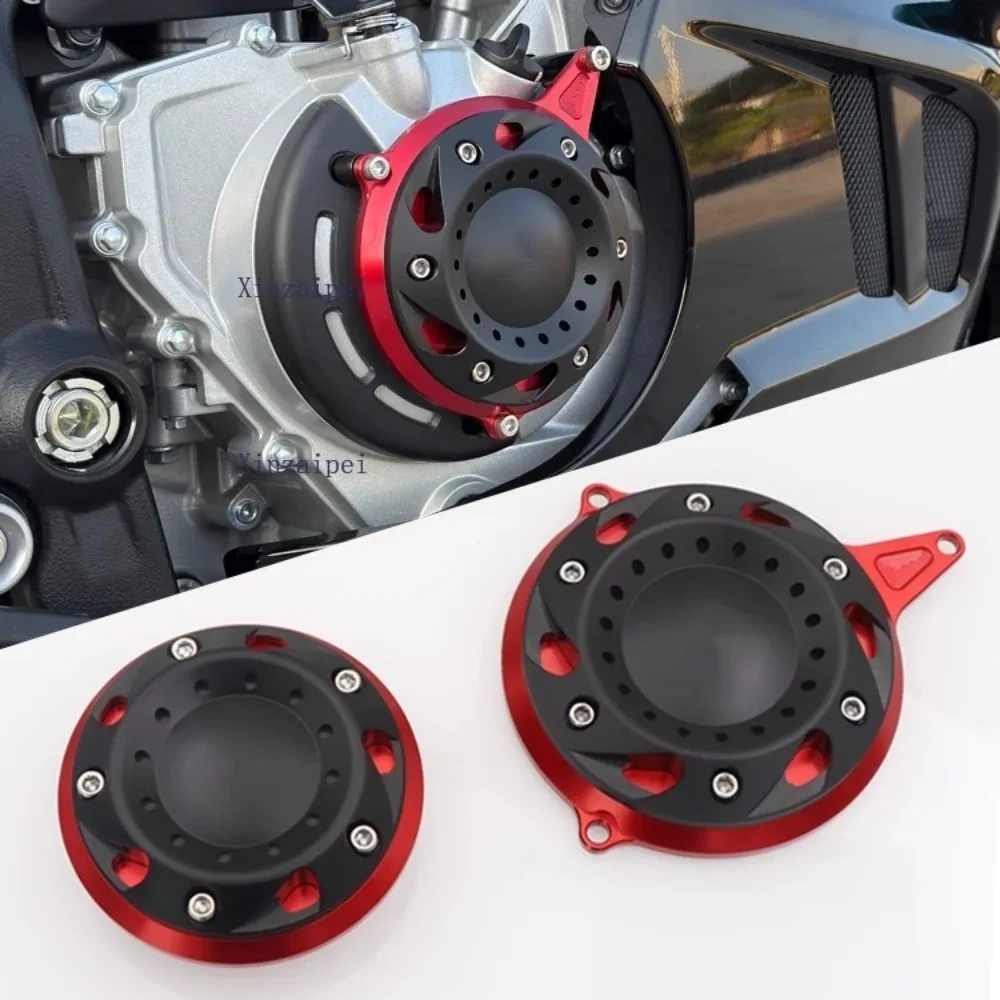 For CFMOTO 675NK 675SR engine side cover Modified left right protective cover CF650-10-11anti drop protective cover Accessories