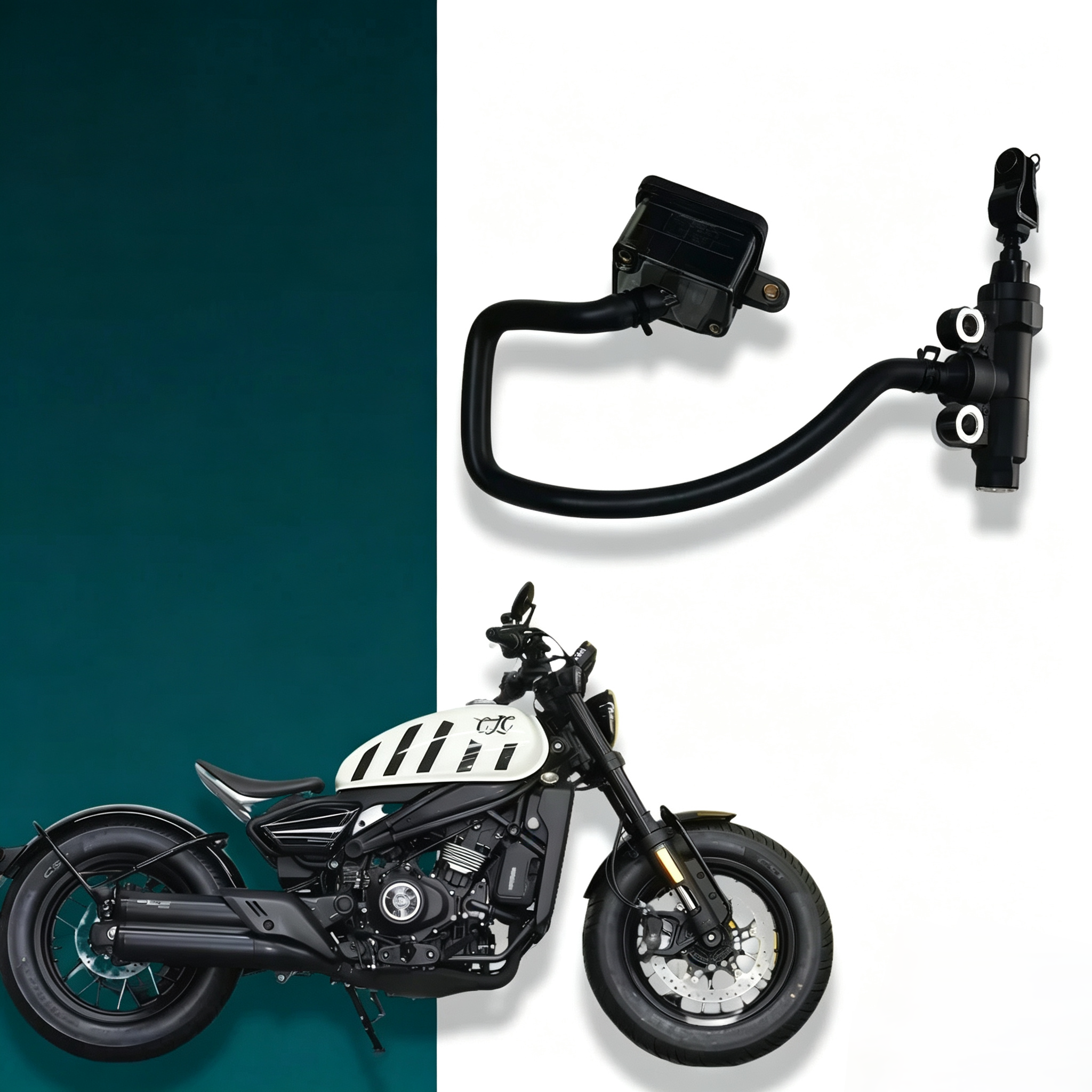 For CFMOTO CF450SR/SRS 450NK 450CLC Motorcycle Accessories Composition of Rear Brake Master Pump CF400-6/7/9/10 Accessories