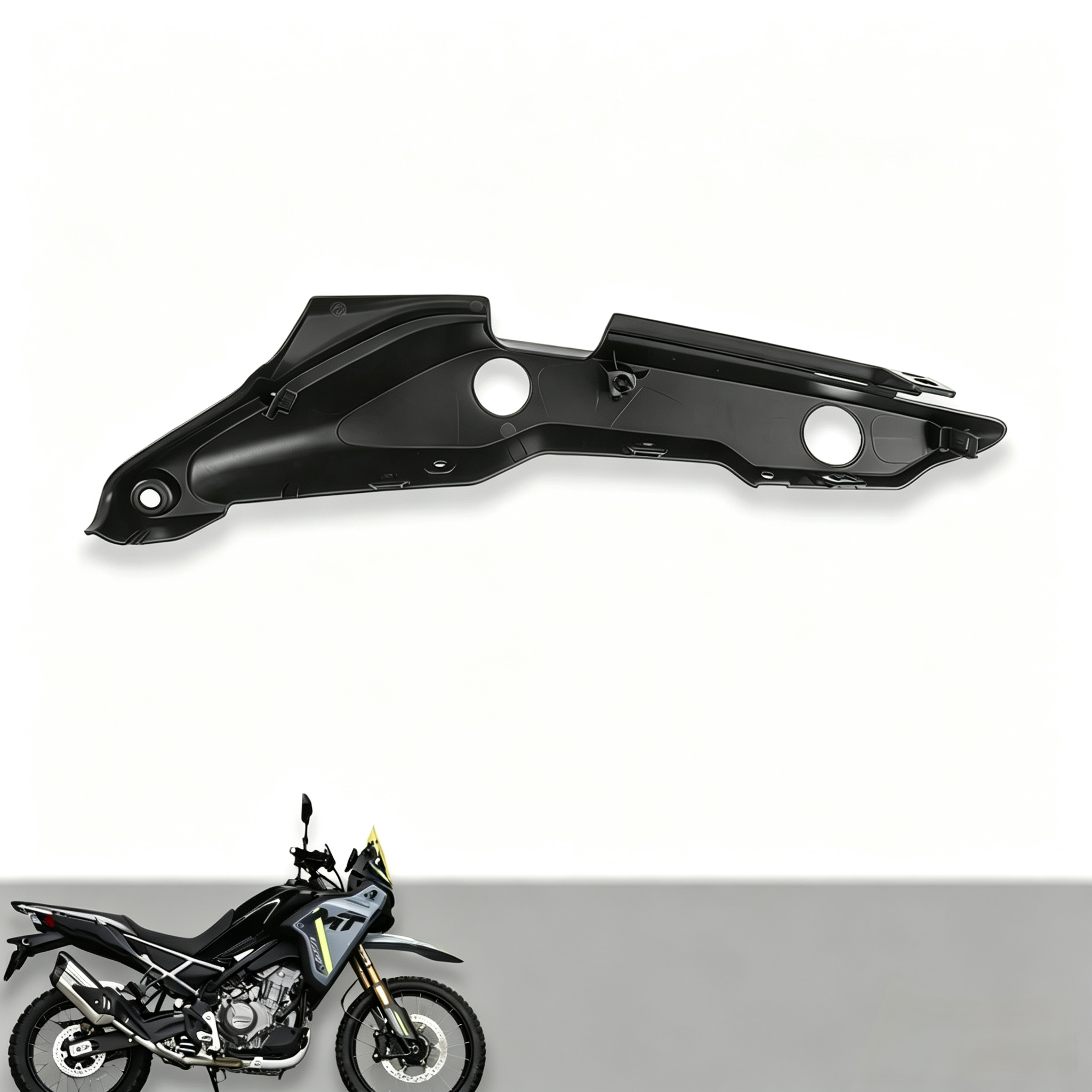 For CFMOTO 450MT Rear Decorative Panel Motorcycle Body CF 450 MT 450mt Shell Protective Board Cover Accessories Original Parts