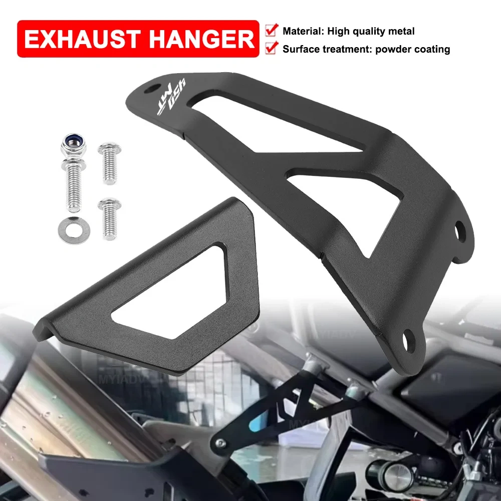Motorcycle Exhaust Hanger Support Bracket For CFMOTO 450MT IBEX450 MT450 CF MOTO IBEX 450 MT Rear Foot Peg Remove Blanking Plate
