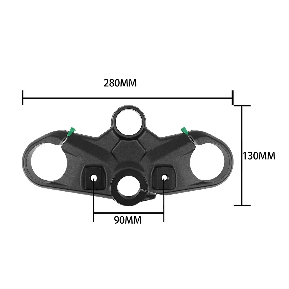 For CFMOTO 450MT MT450 450 MT Motorcycle Accessories Upper Coupling Plate Motor Front Fork Triple Tree Upper Bridge Top Clamp