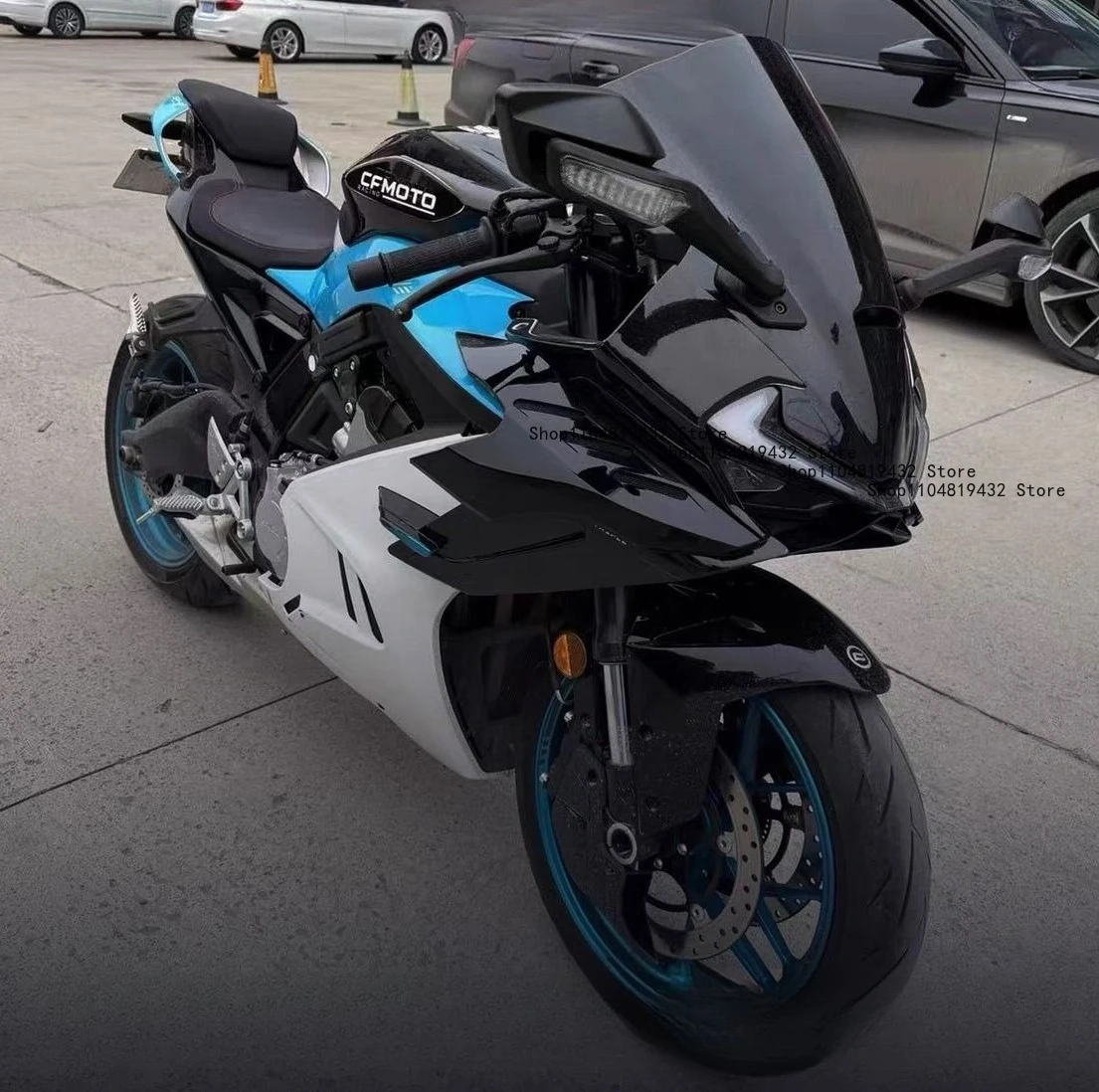 For CFMOTO 675SR-R Headlamp housing outer cover, shell guard plate, deflector cover, headlamp side plate guard cover accessories