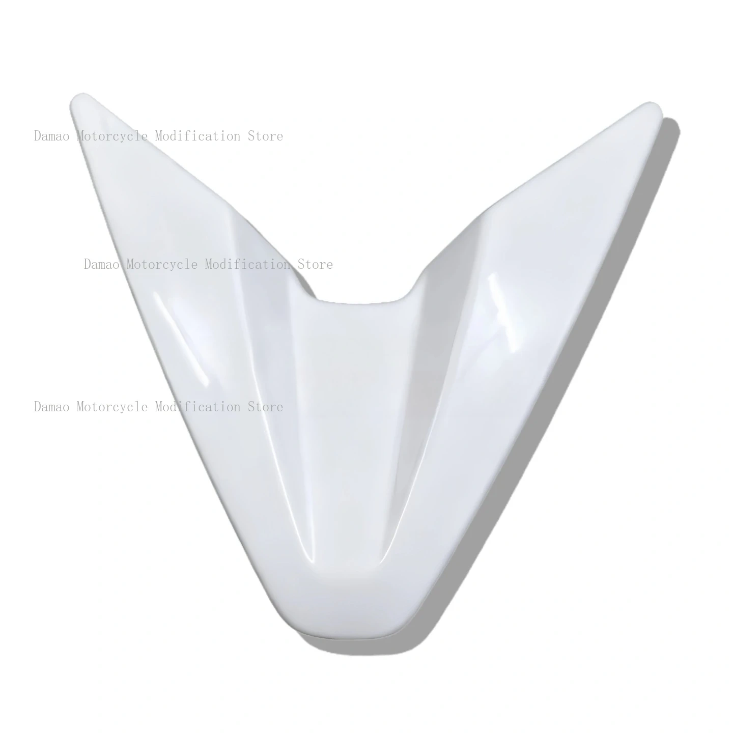 For CFMOTO 675NK Modification Headlight Watermark carbon fiber,Front air dam cover,Starlight white windscreen decorative shell