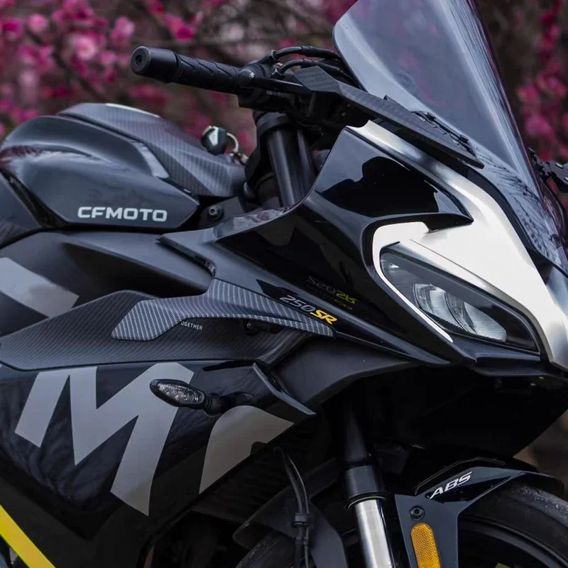 CF250SR Motorcycle Parts Side Downforce Naked Spoilers Fixed Winglet Fairing Wings Deflectors FOR CFMOTO CF 250SR 250 SR MY22