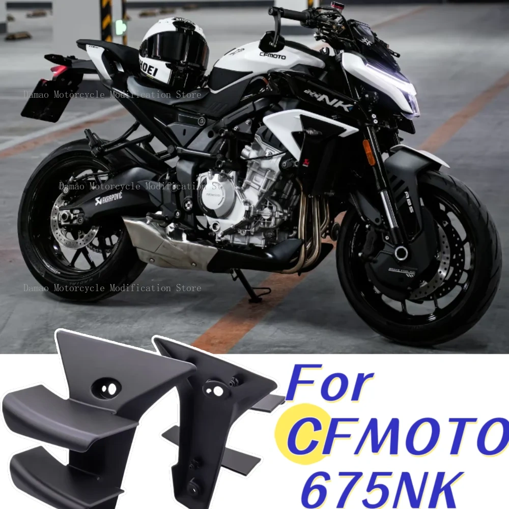 For CFMOTO cf 675NK Side Wing Side spoiler FRONTAL SPOILERS For CFMOTO 675 NK 2024 2025 2026 Front spoiler Lower spoiler flank