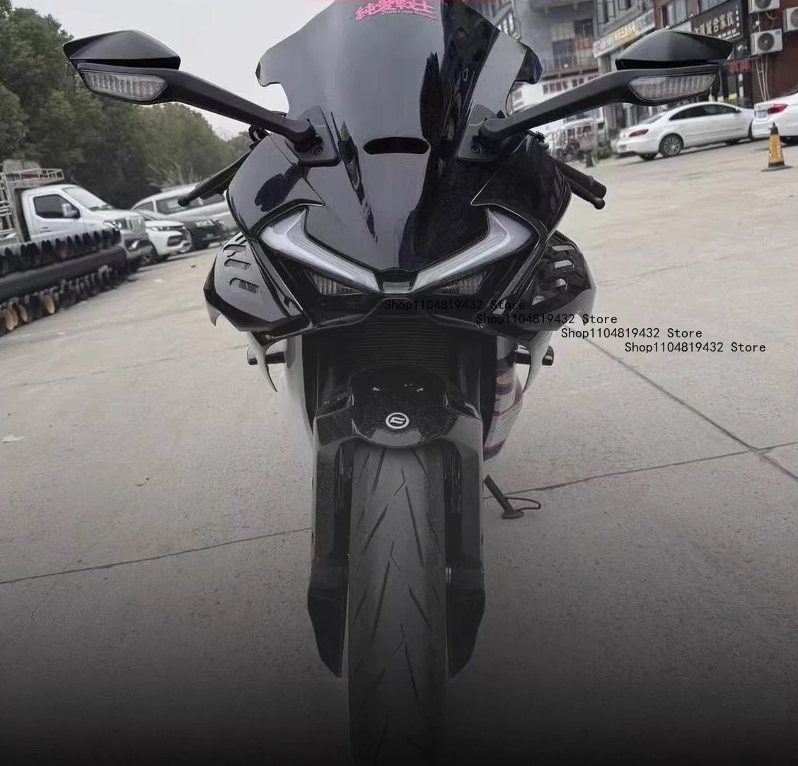 For CFMOTO 675SR-R Headlamp housing outer cover, shell guard plate, deflector cover, headlamp side plate guard cover accessories