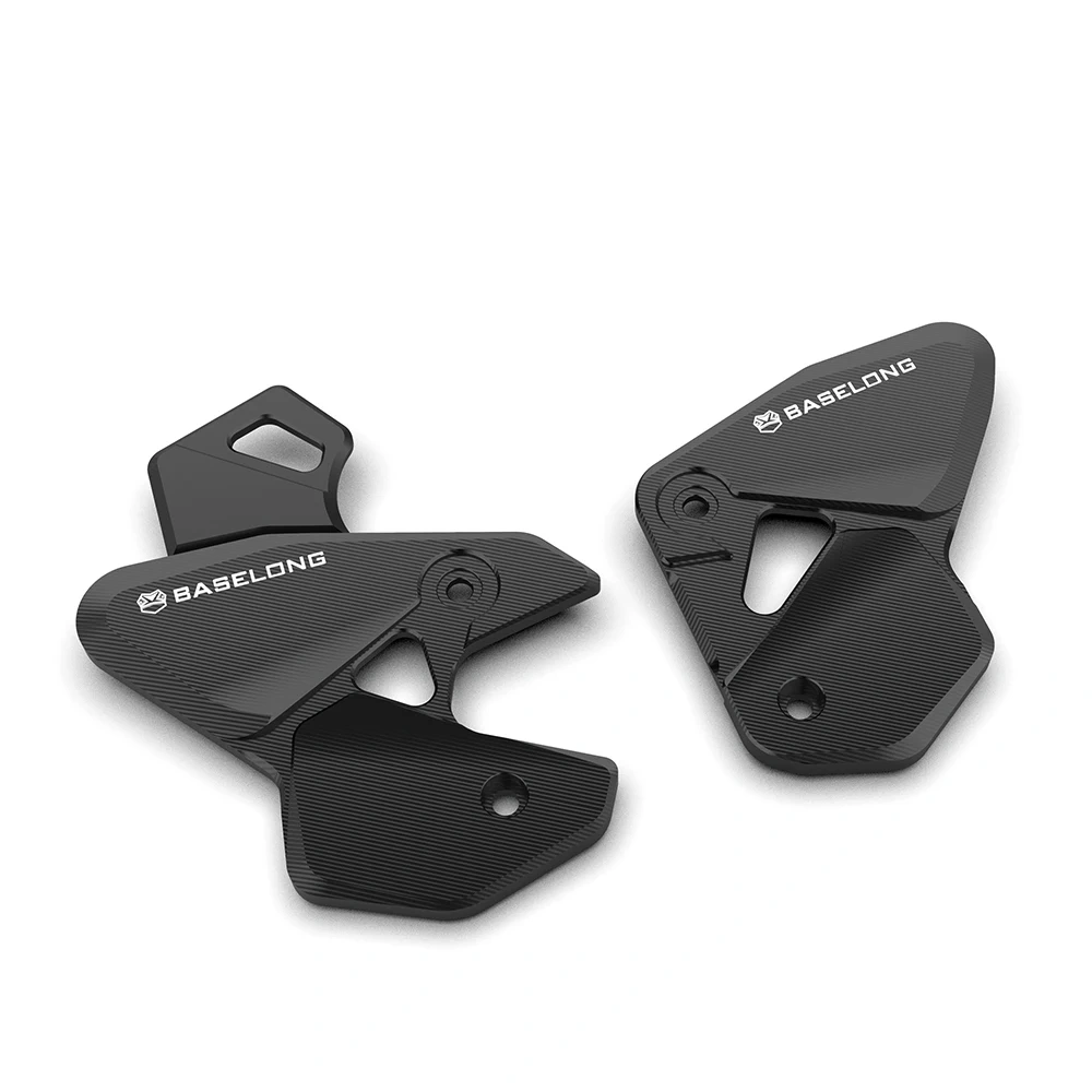 For CFMOTO cf 450MT 800NK Motorcycle Foot Peg Rest Protector Rear Heel Guard Aluminum alloy front footrest side wing Accessories