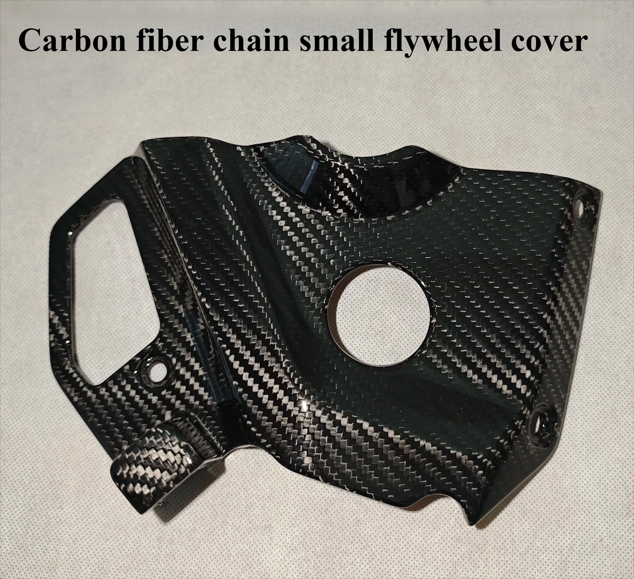 For CFMOTO 675SR one-stop fuel tank cap, key cover, fixed air wing, exhaust hood, real carbon fiber accessories,cfmoto675sr wind