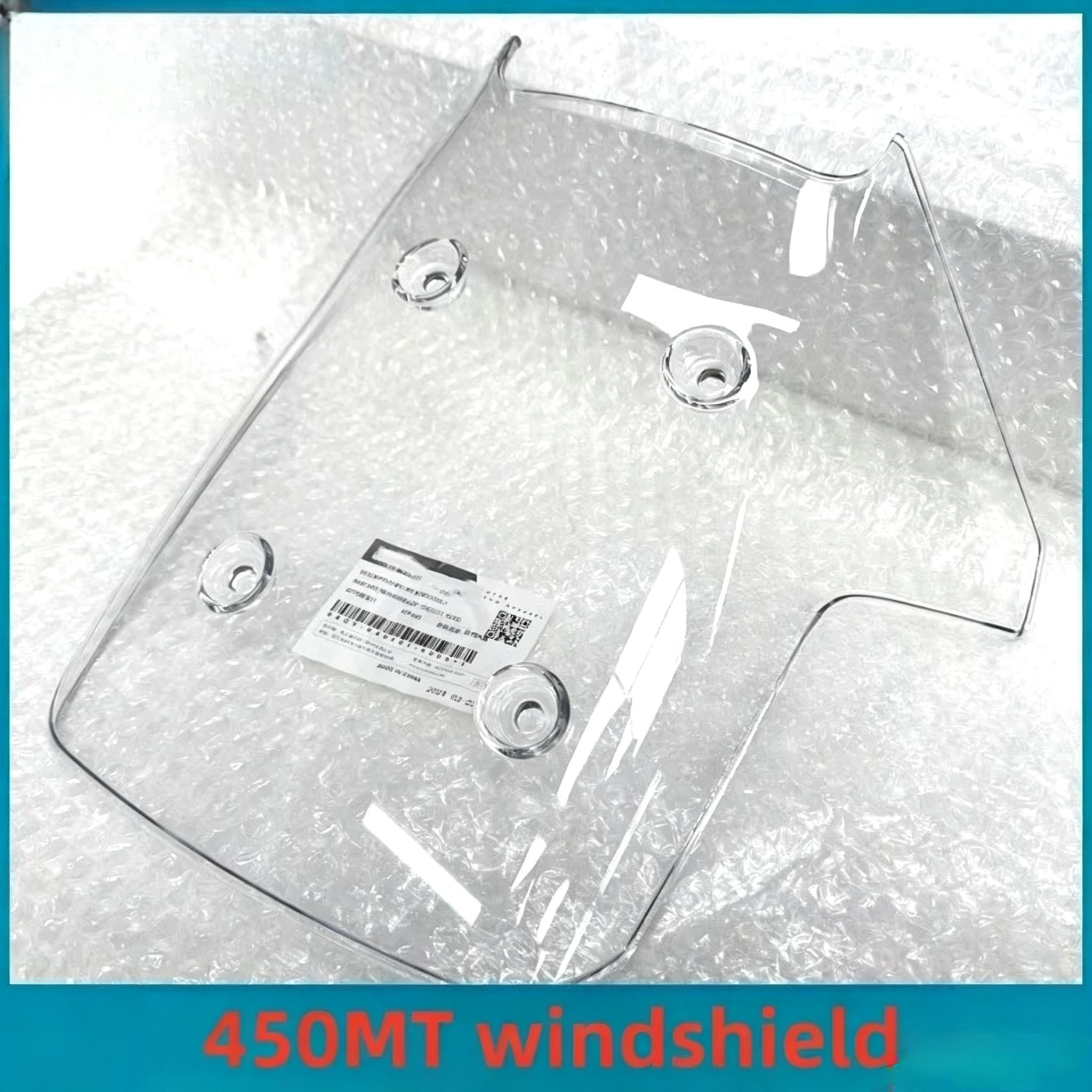 For CFMOTO 450MT Motorcycle Front Windshield Original Windscreen Cover Wind Shield Deflector CF400-8 Windshield Fairing