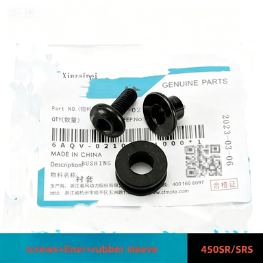 For CFMOTO 450SR Exhaust Pipe Cover Muffler Anti Scald Plate Protective Shell Heat Insulation Plate CF400-6 Accessories