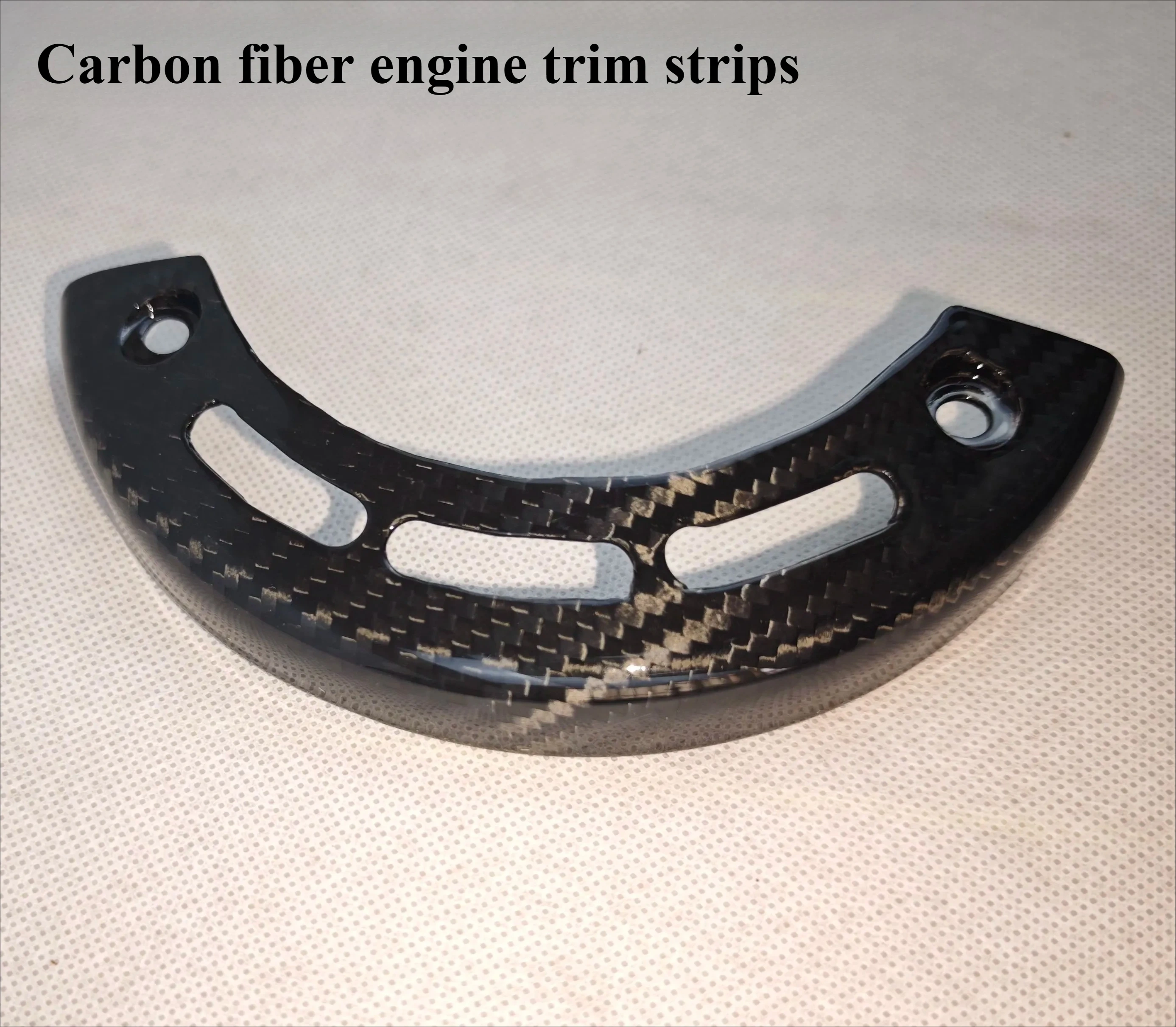 For CFMOTO 675SR one-stop fuel tank cap, key cover, fixed air wing, exhaust hood, real carbon fiber accessories,cfmoto675sr wind
