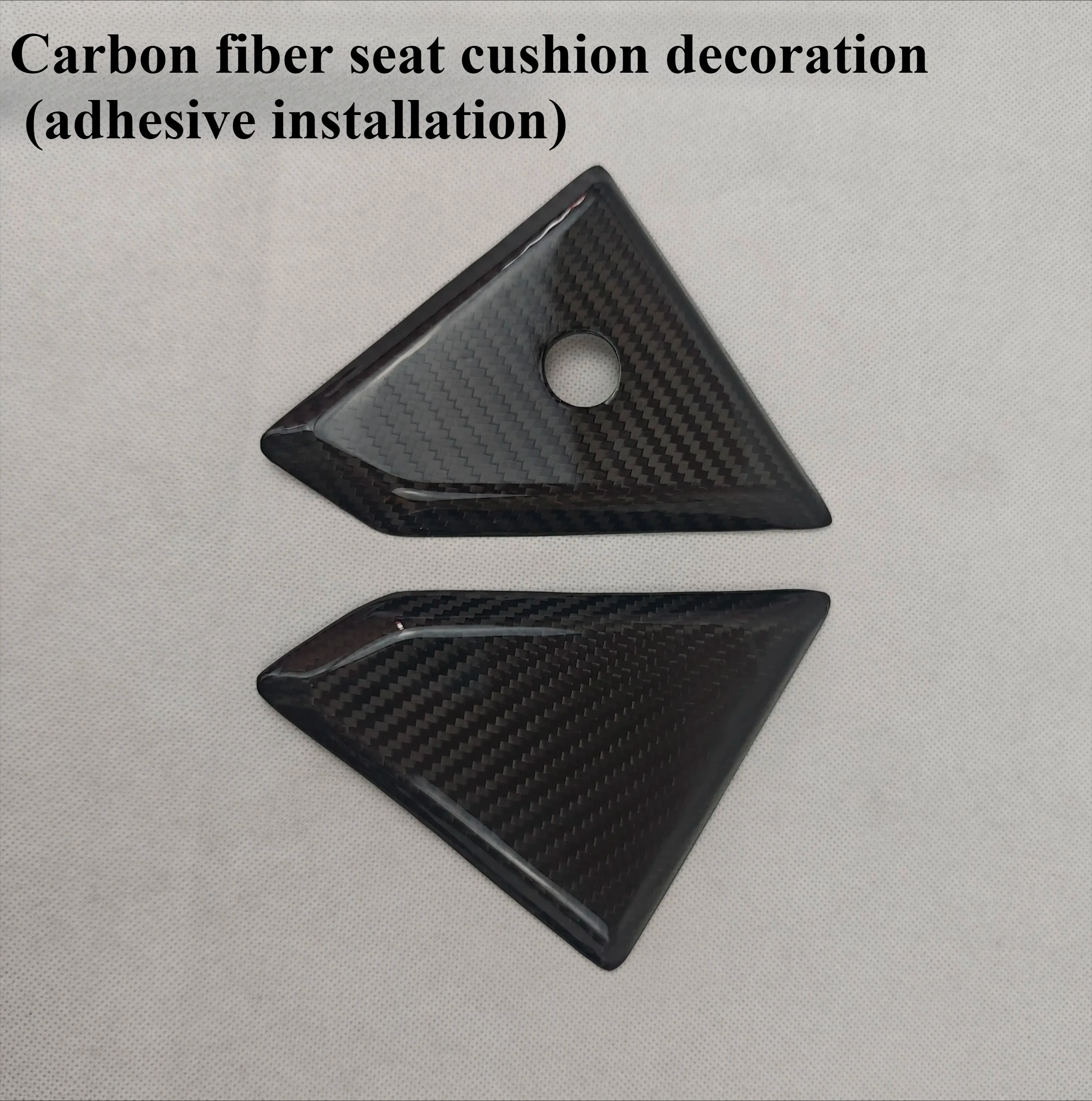 For CFMOTO 675SR one-stop fuel tank cap, key cover, fixed air wing, exhaust hood, real carbon fiber accessories,cfmoto675sr wind