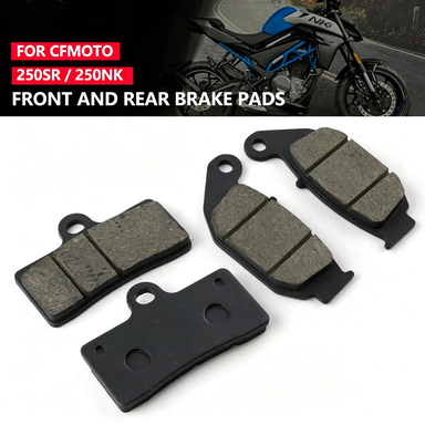 250cc motorcycle brake pad kit for cfmoto NK250 250NK 250SR CF moto front and rear brake pad system accessories