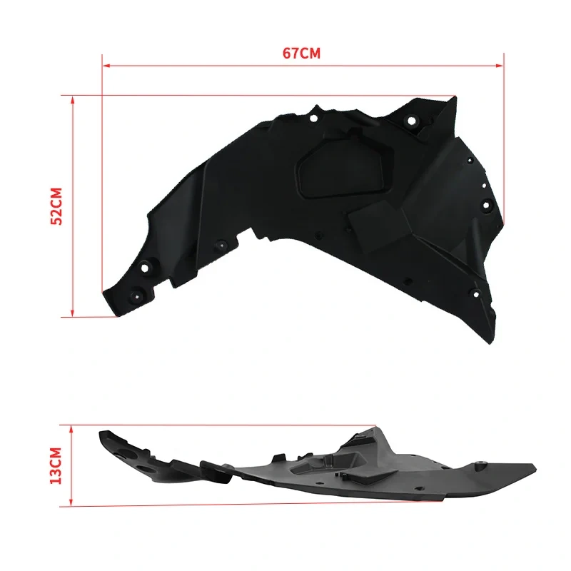 For CFMOTO 250SR-FUN L&R Front Inner Panel CF MOTO 250 SR CF250 SR250 Inner Guard Lining Plate Motorcycle Original Parts