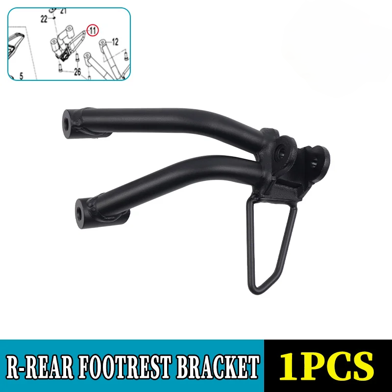 For CFMOTO 250SR 250SR-FUN Rear Footrest Bracket CF250 SR CF250-6 Pedal Foot Rest Peg Bracket Motorcycle Original Parts