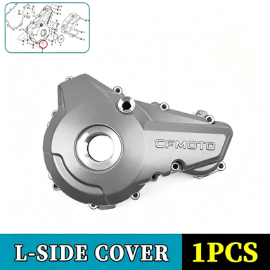 For CFMOTO 250SR-FUN Engine Left Side Cover CF250 SR250 250SR Engine guard Magneto Side Cover Motorcycle Original Parts