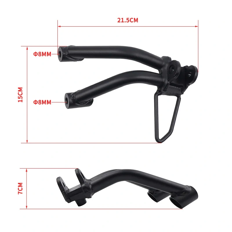 For CFMOTO 250SR 250SR-FUN Rear Footrest Bracket CF250 SR CF250-6 Pedal Foot Rest Peg Bracket Motorcycle Original Parts