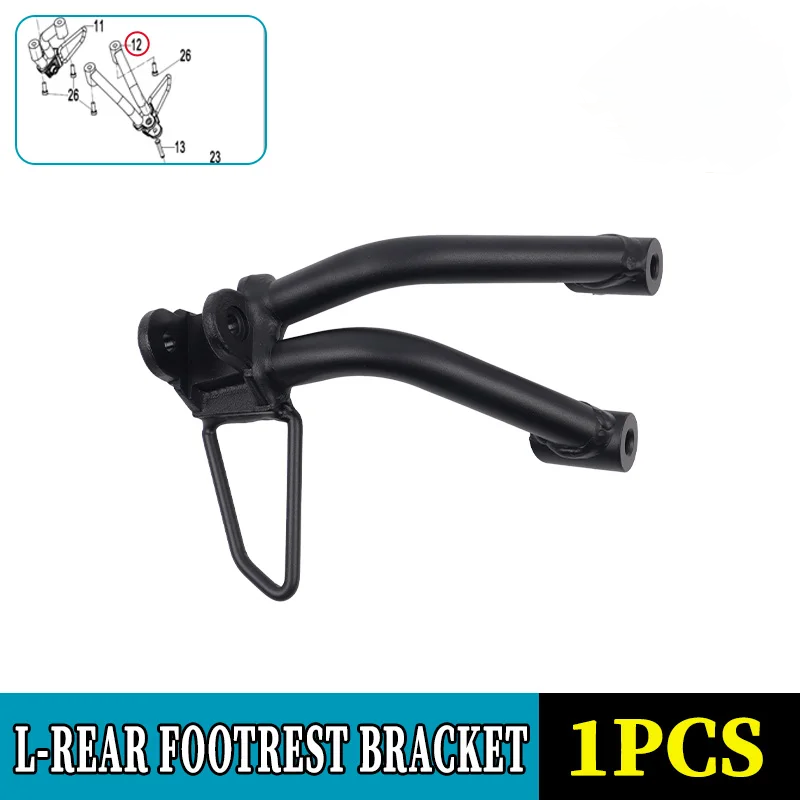 For CFMOTO 250SR 250SR-FUN Rear Footrest Bracket CF250 SR CF250-6 Pedal Foot Rest Peg Bracket Motorcycle Original Parts