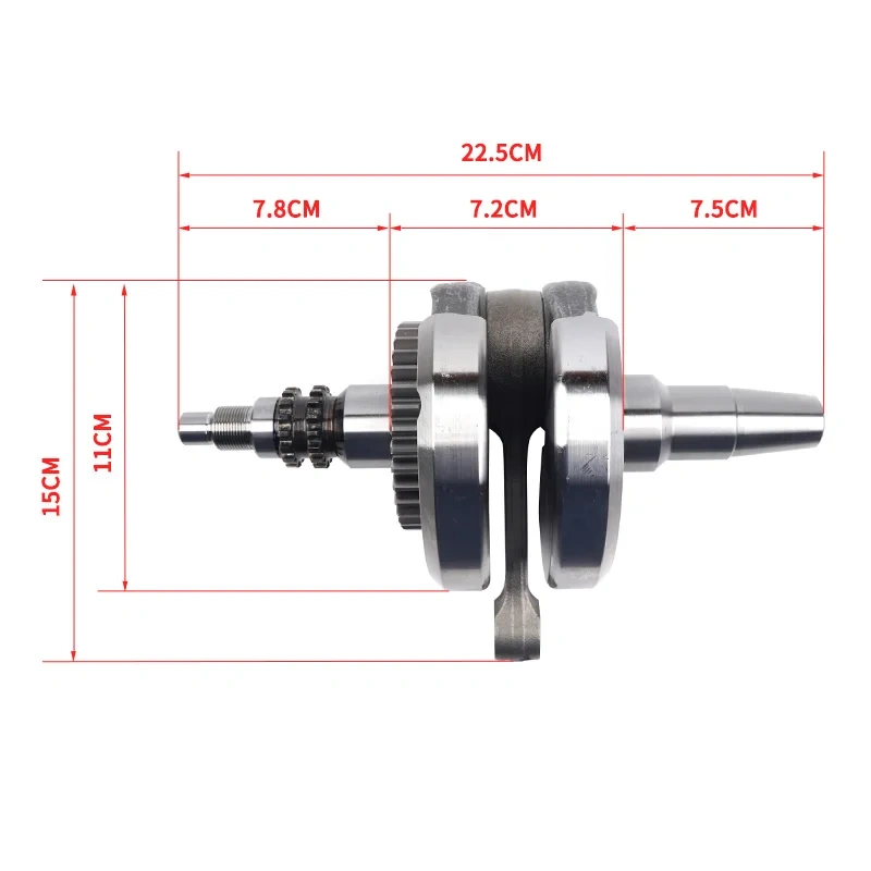For CFMOTO Crankshaft Assy Crank Connecting Rod Sub-assembly 250SR 250NK 250SR-FUN CF250-6 Motorcycle Original Parts