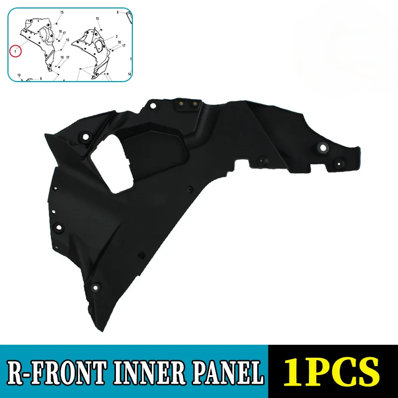 For CFMOTO 250SR-FUN L&R Front Inner Panel CF MOTO 250 SR CF250 SR250 Inner Guard Lining Plate Motorcycle Original Parts